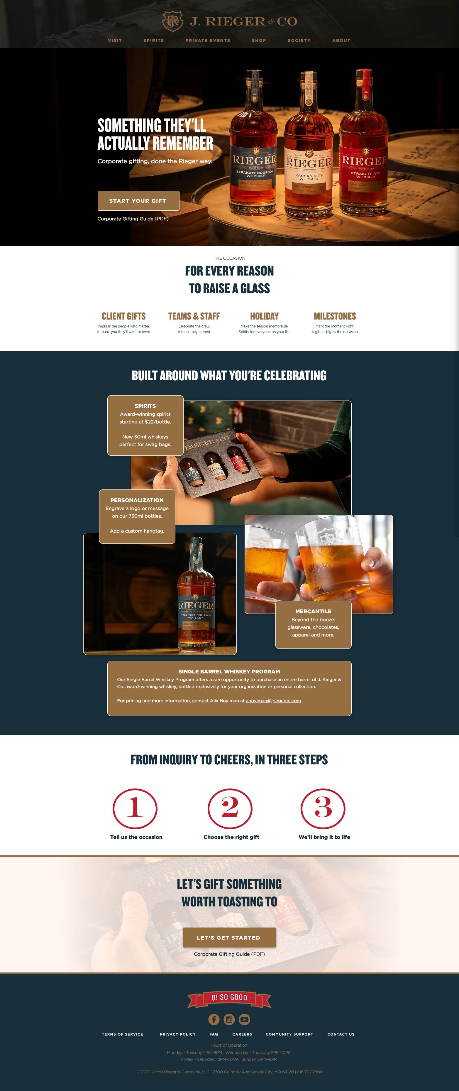 J. Rieger & Co. — Corporate Gifting