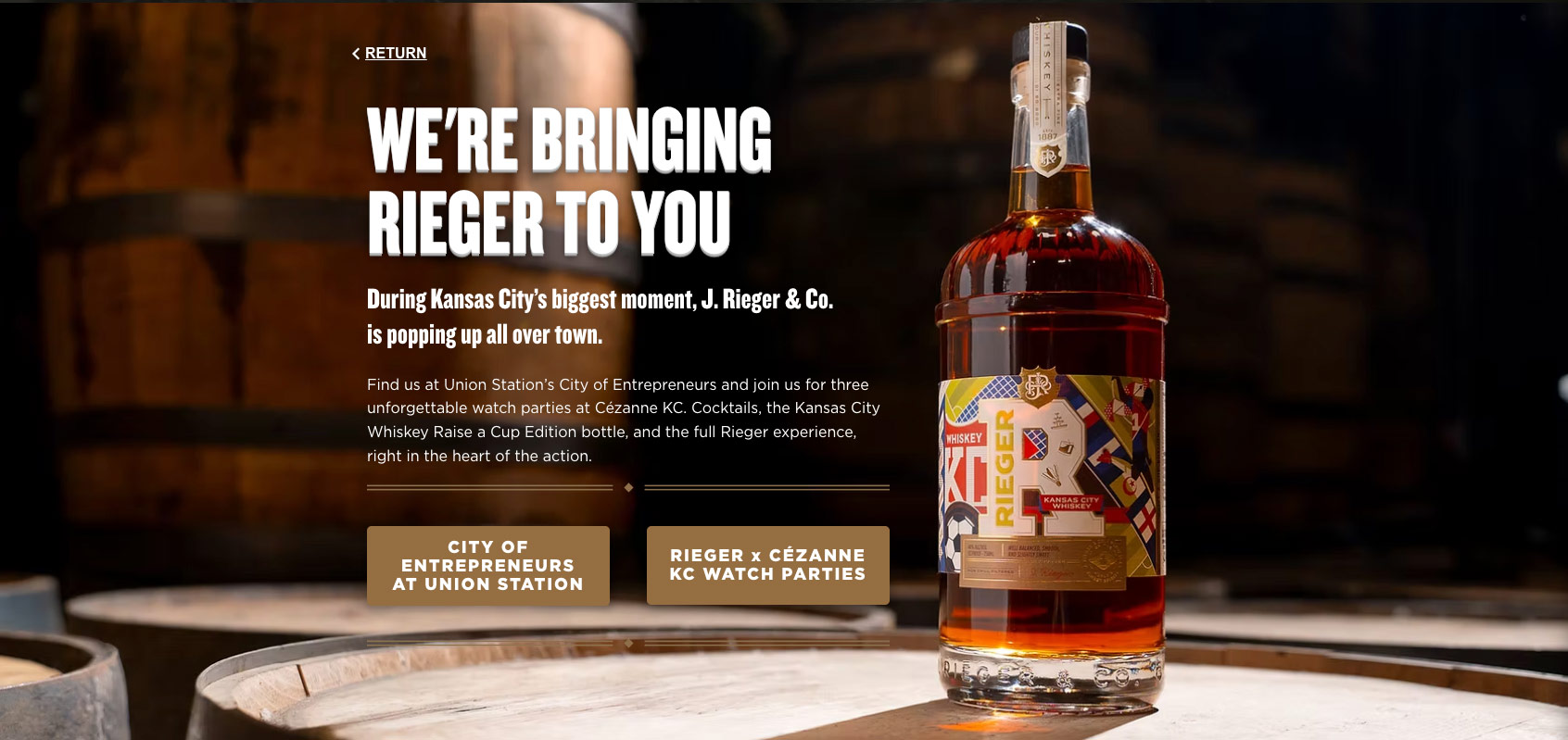 J. Rieger & Co. — World Cup 2026 Campaign Microsite
