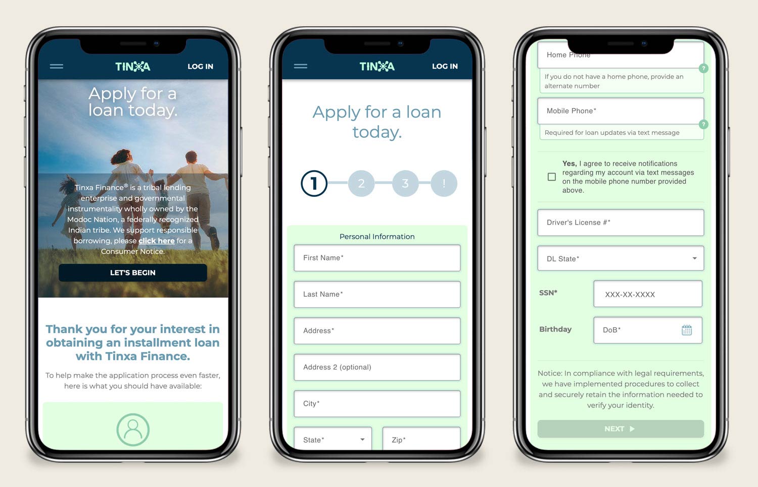 Tinxa Finance — Application: Apply Today